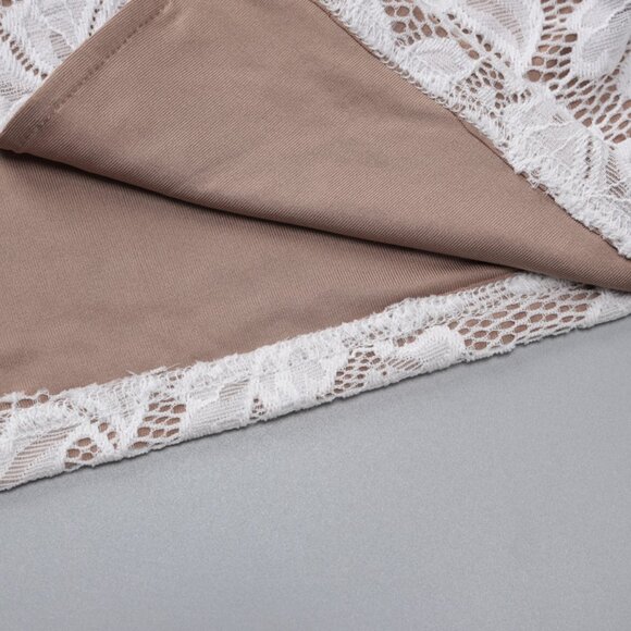 Elegant Lace Bodycon Cami Dress - Picture 8 of 9